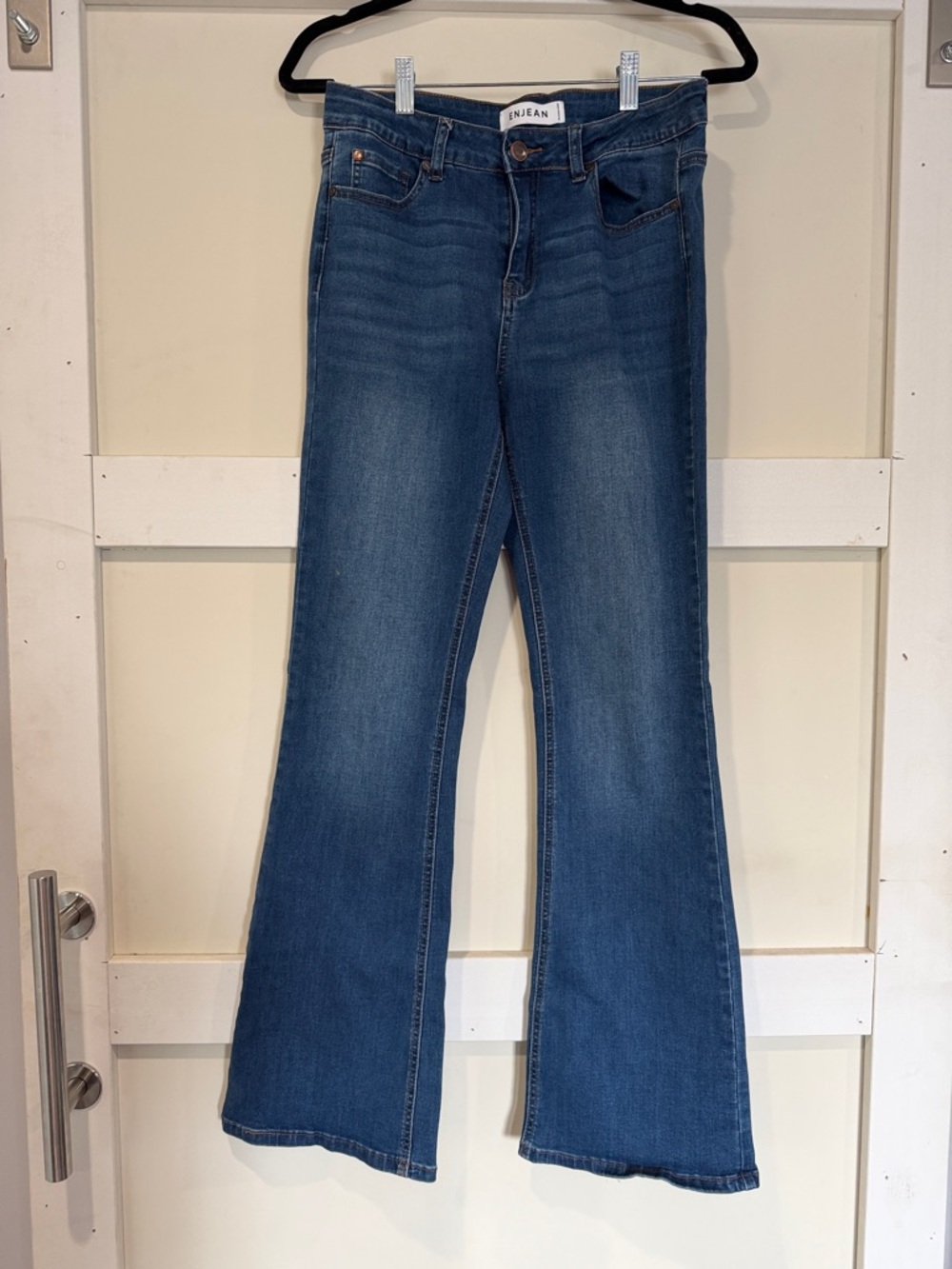 Women's Blue Flare Jeans - INJEAN